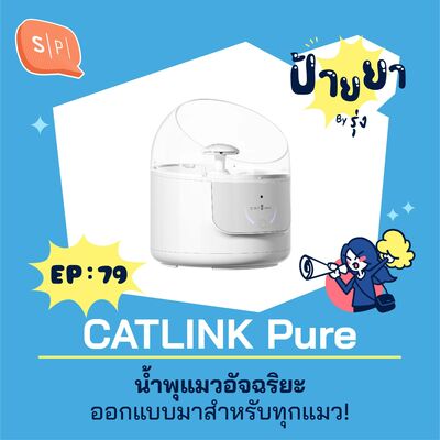 CATLINK Pure น้ำพุแมวอัจฉริยะ ออกแบบมาสำหรับทุกแมว! | ป้ายยา EP79