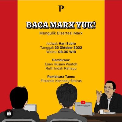 Baca Marx Yuk ! Mengulik Disertasi Marx Bersama Fitzerald Kennedy Sitorus #Part6 