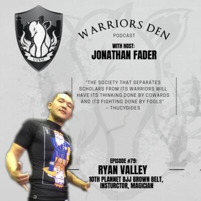 Episode 78 – Ryan Valley is a BJJ Brown Belt under 10th planet black belt Nabil Salameh, Coach, and Magician…