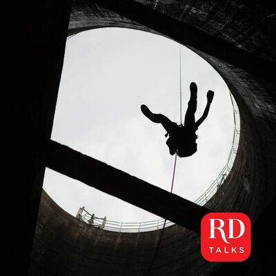 "Hang on! We'll get you out!"