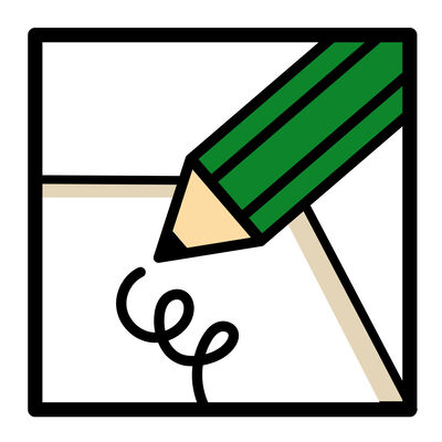 鉛筆で絵を描く音（Binaural）-  The sound of drawing a picture with a pencil