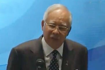 马来西亚总理举行记者会