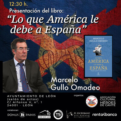 Presentación del libro "Lo que América le debe a España". Con Marcelo Gullo