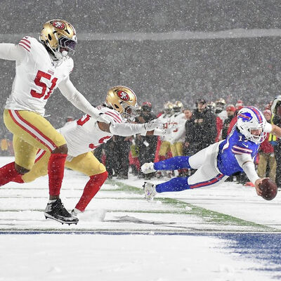 Primeira Descida #157 - Destaques da semana 13 - Josh Allen decola na neve!