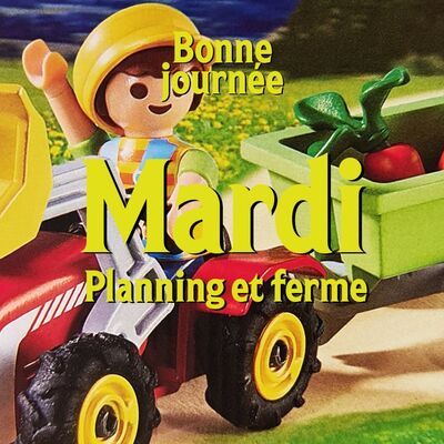 S03E02 - Mardi : Planning et ferme