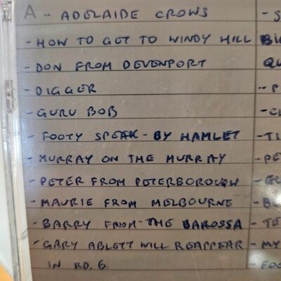 Coodabeen 1991 Radio segments and songs