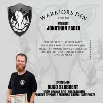 Episode 96 - Hugo is a UTKM Yellow Belt, Programmer and Founder of People Ensuring Animal Care Exists