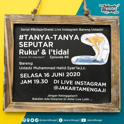 #TanyaTanyaSeputar Ruku' & I'tidal Eps 6 #FiqihShalat