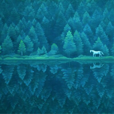 79：《寂寞大师》东山魁夷-青森浴影，白驹过隙