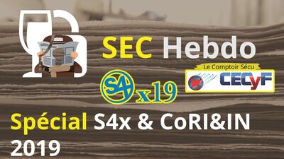 [SECHebdo] 30 Janvier 2019