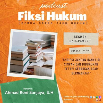 #SkripSweet Legal Standing Paralegal dalam Memberikan Bantuan Hukum Pasca Putusan MA Bersama Roni