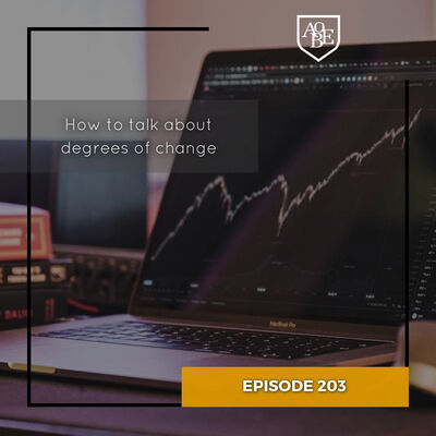 How to talk about degrees of change