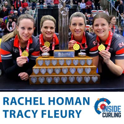 2025 Scotties Champions: Rachel Homan and Tracy Fleury of Team Homan.
