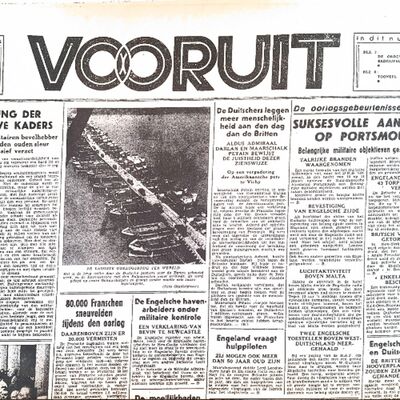 242. Oorlogskranten: De Vooruit en verzetskranten