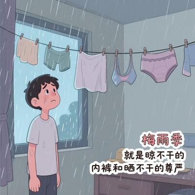 梅雨季就是晾不干的内裤和晒不干的尊严！[吐槽脱口秀]