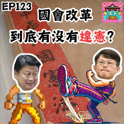 EP123 行政院覆議失敗，國會改革到底有無違憲？公民包圍立法院抗議民進黨？繼續剖析這次國會改革的敗筆在哪