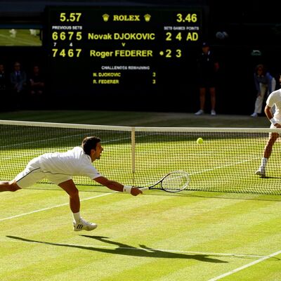 Nick Lester and Mark Walton: Novak Djokovic v Roger Federer