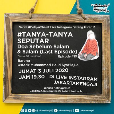 #Tanya TanyaSeputar Doa sebelum salam dan sesudah salam EPS 10 #Fiqih shalat