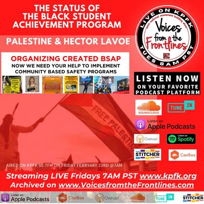 BSAP, Palestine, and Hector Lavoe