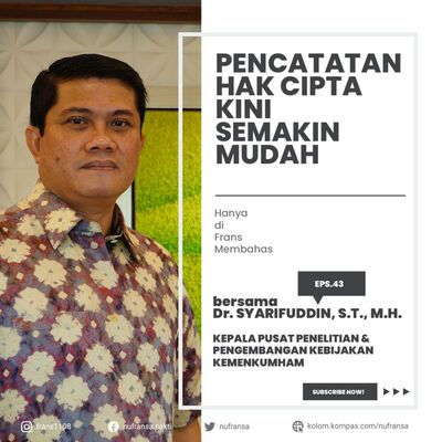 #43: Pencatatan Hak Cipta Kini Semakin Mudah