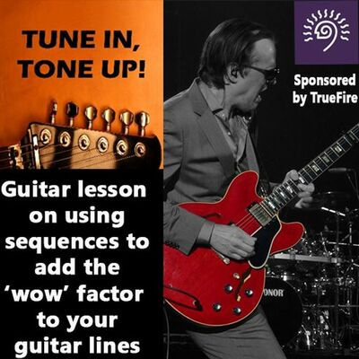 Guitar lesson on using sequences for the ‘wow’ factor and beyond the Pentatonic box