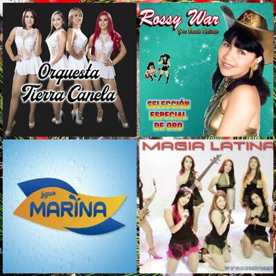 Tierra canela Rossy War Aguamarina Magia Latina Cumbia mix