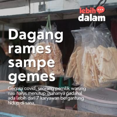 Dagang rames sampe gemes