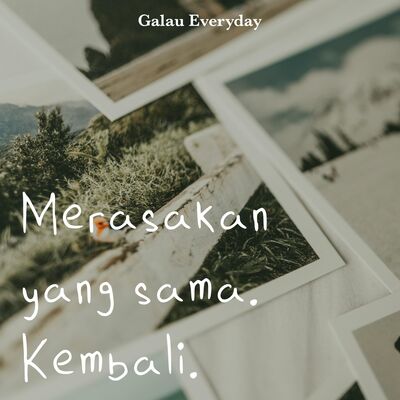 23. Merasakan yang sama. Kembali.