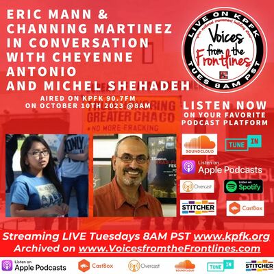 Eric Mann & channing Martinez in conversation with Cheyenne Antonio  And Michel Shehadeh