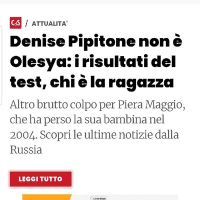 Episodio 116 - La ragazza russa non è Denise Pipitone...era necessario tutto questo disumano circo mediatico?