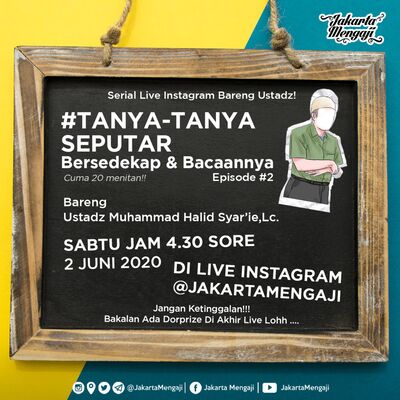 #TanyaTanyaSeputar Bersedekap & Pandangan Mata Eps 2 #FiqihShalat with Ust Muhammad Halid Syarie & Deryansha