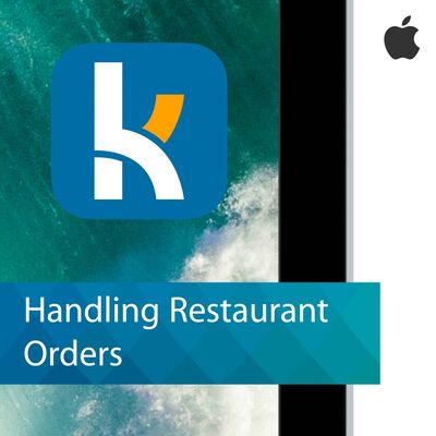 Kounta app for iPad: Handling Restaurant Orders