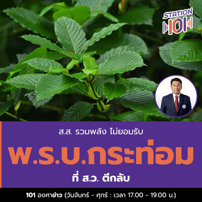 101 องศาข่าว l ส.ส.รวมพลัง ไม่ยอมรับ พ.ร.บ.กระท่อม ที่ส.ว.ตีกลับ