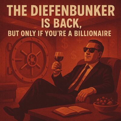 The Diefebunker Is Back, But Only If You're A Billionaire 