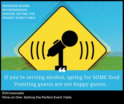 Wine on One- Setting the Perfect Event Table