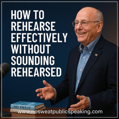 How to Rehearse Effectively Without Sounding Rehearsed