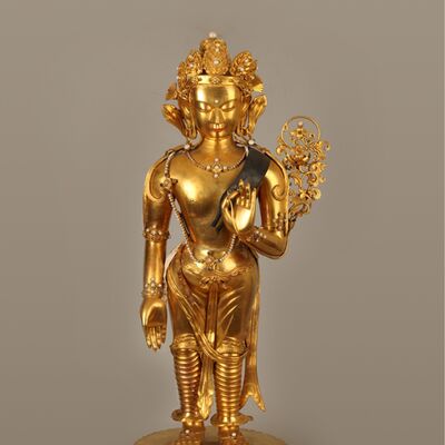 清金立佛像 · 南京博物院