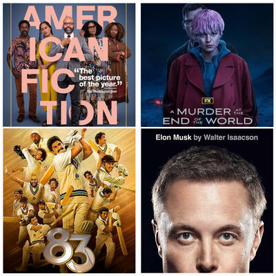 74 - Invito a cena con AI e cricket (American Fiction, A Murder at the End of the World, Elon Musk, 83)