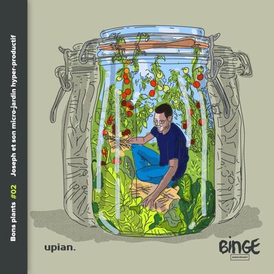 Joseph et son micro-jardin hyper-productif