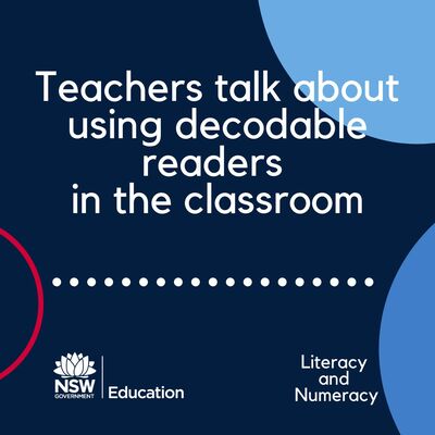 Teachers talking about using decodable texts in the classroom