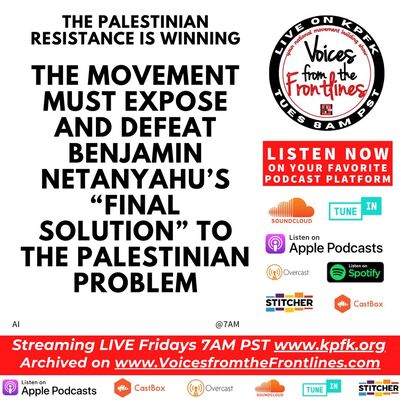 Voices Radio: The Palestinian Resistance is Winning by Eric Mann
