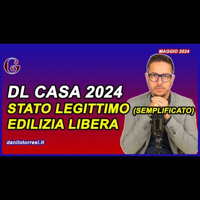 STATO LEGITTIMO SEMPLIFICATO e VePA porticati in edilizia libera e tende da sole | DL Casa 2024