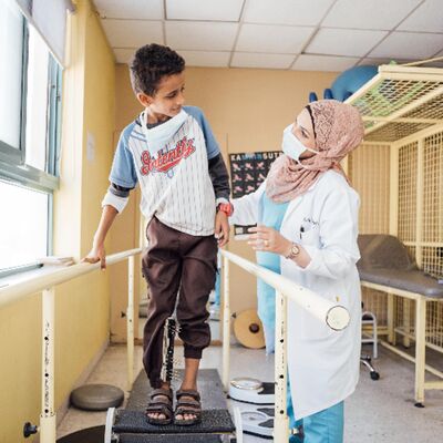 Rebuilding lives: Inside a specialist war-wound hospital