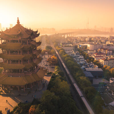 Lettera W.. Wuhan, Cina!