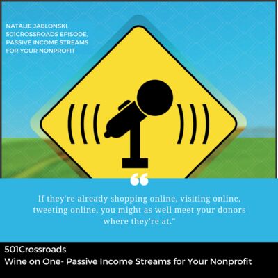 Wine on One- Passive Income Streams for Your Nonprofit