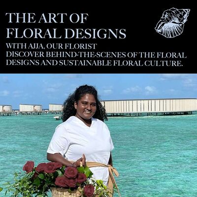 The art of floral designs with Ajja, our Florist