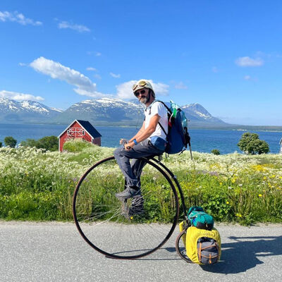 Zaffari Massimo: dalla Sicilia a Capo Nord pedalando un biciclo dell'800