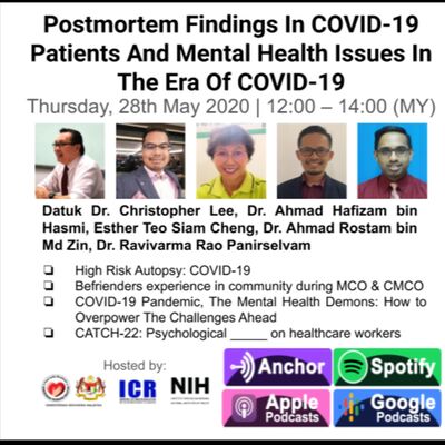 Postmortem Findings In COVID-19 Patients & Mental Health Issues In The Era Of COVID-19