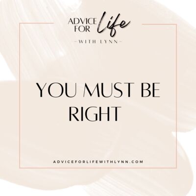 You Must Be Right