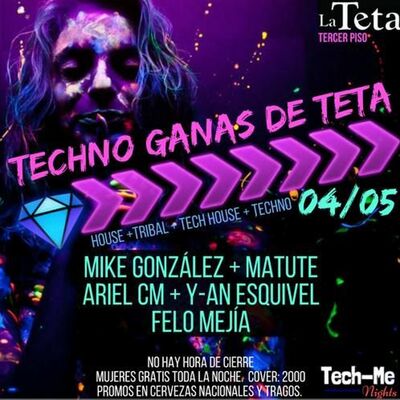 Techno Ganas De Teta 0405 , La Teta - San Jose, Costa Rica